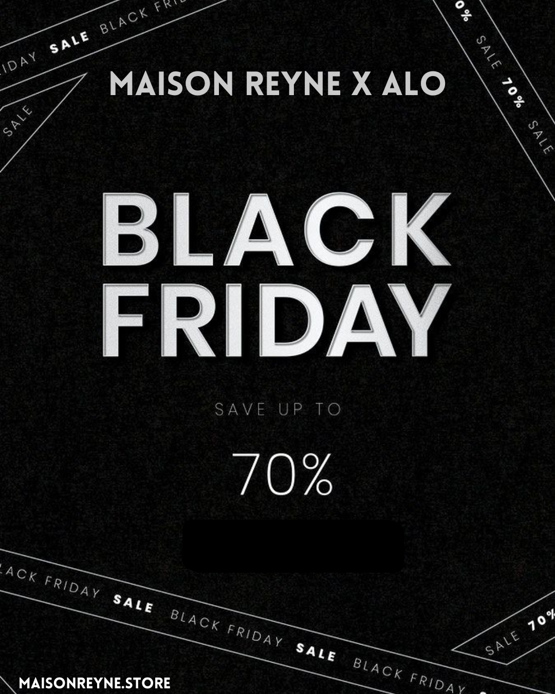 Maison Reyne x ALO Black Friday